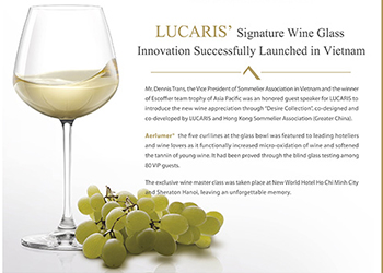 Lucaris signature wine glass