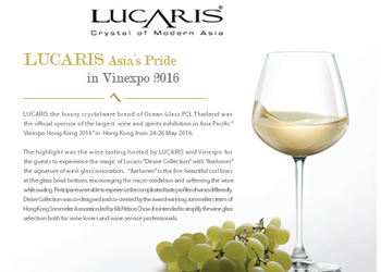 LUCARIS Asia’s Pride in Vinexpo 2016