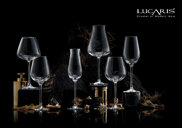 Lucaris Crystal Wine Glassware