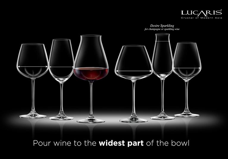 Lucaris Crystal Wine Glassware