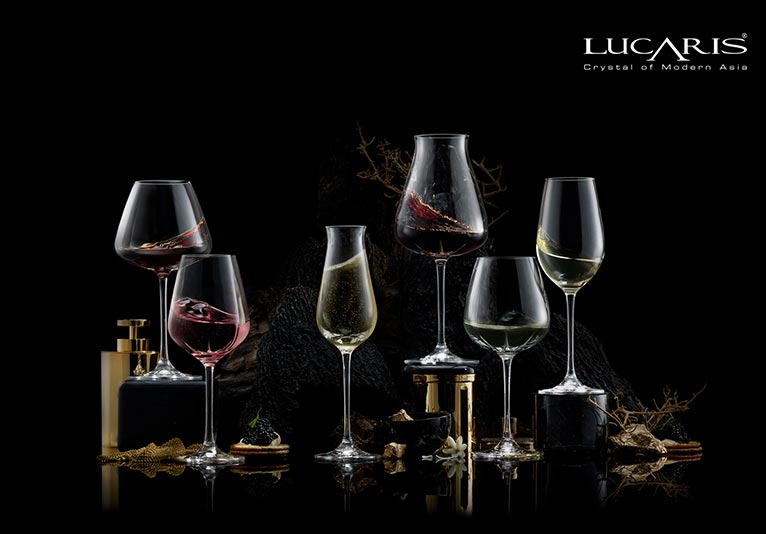 Lucaris Crystal Wine Glassware