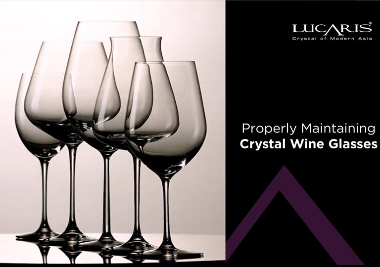 Properly Maintaining Crystal Wine Glasses