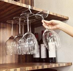 The wine glass holder Lucaris Crystal