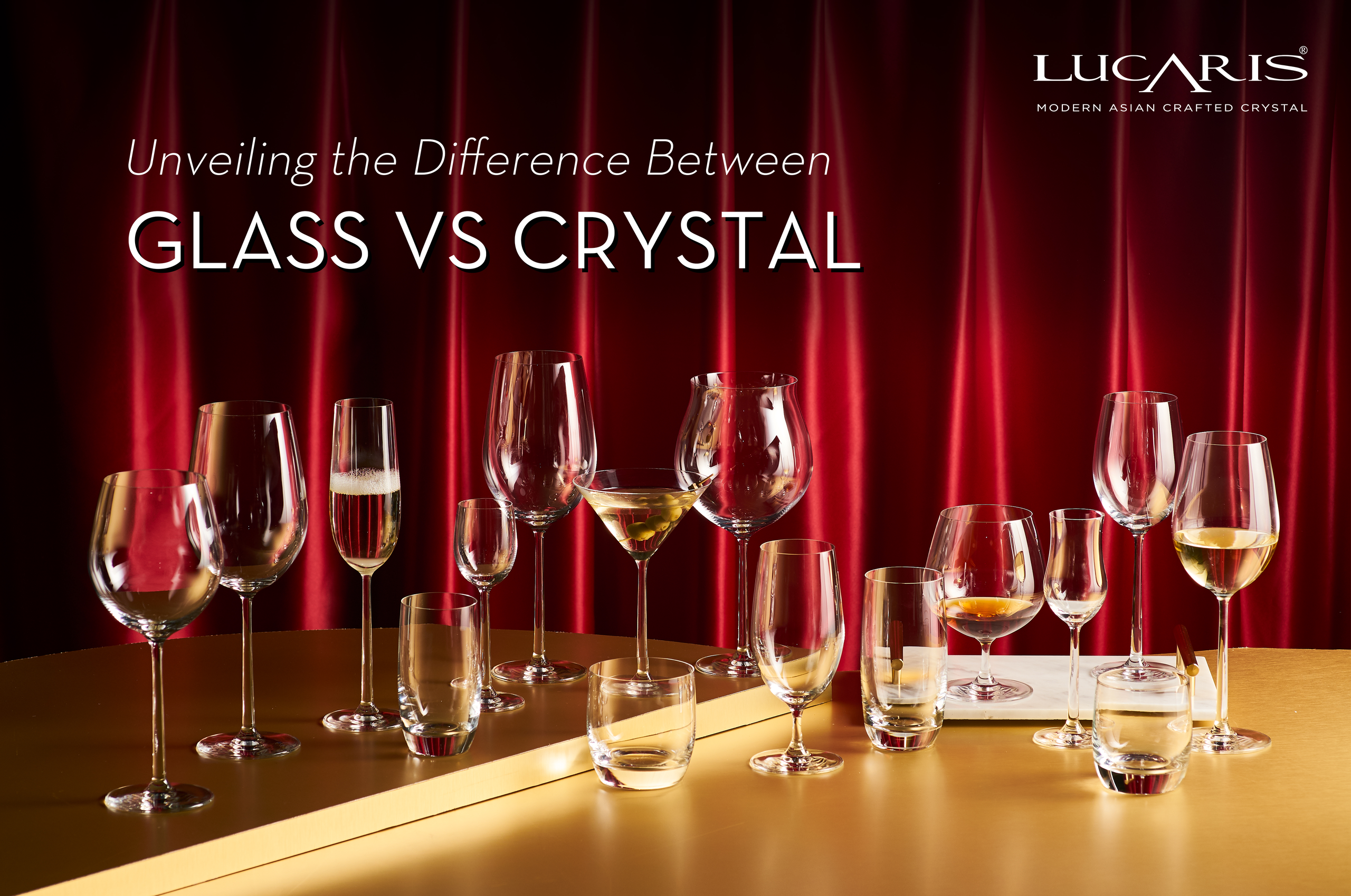 Unveiling the Difference Between Glass vs Crystal